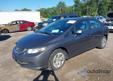 2013 Honda Civic Lx from USA, damaged, VIN 2HGFB2F53DH590586